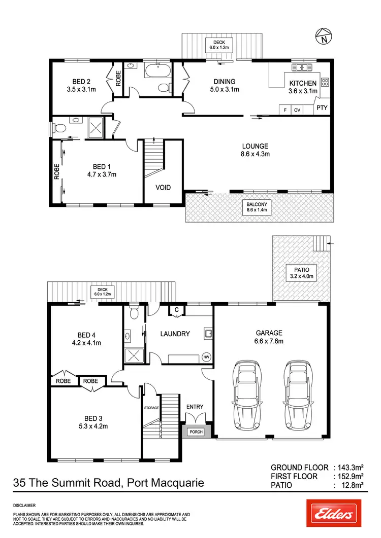 Floorplan of Homely house listing, 35 The Summit Road, Port Macquarie NSW 2444