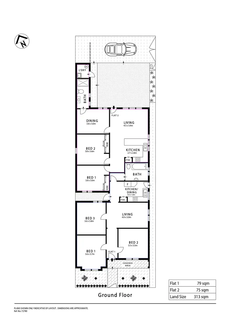 Floorplan of Homely house listing, 49 Newington Road, Marrickville NSW 2204