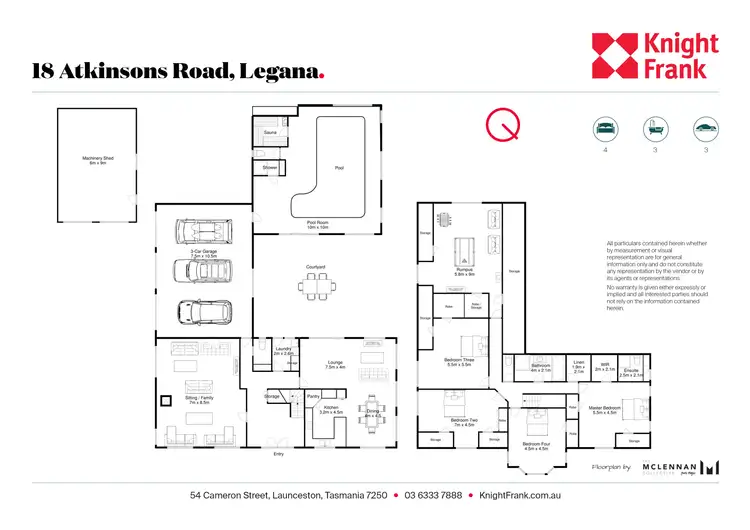 Floorplan of Homely house listing, 18 Atkinsons Road, Grindelwald TAS 7277