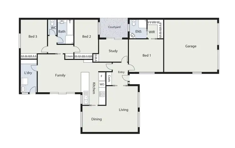 Floorplan of Homely house listing, 5 Rosson Place, Isaacs ACT 2607
