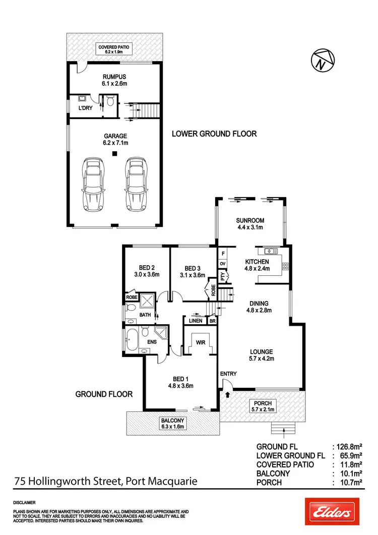 Floorplan of Homely house listing, 75 Hollingworth Street, Port Macquarie NSW 2444