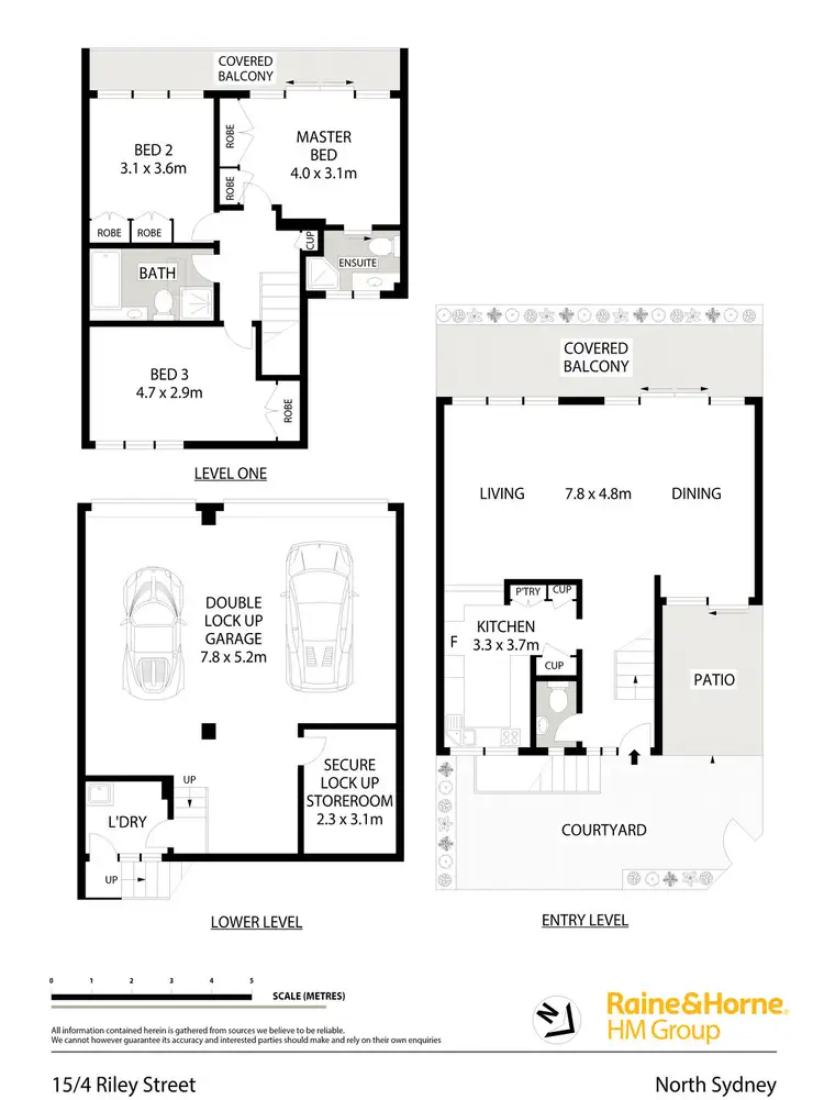 Floorplan of Homely unit listing, 15/4 Riley Street, North Sydney NSW 2060