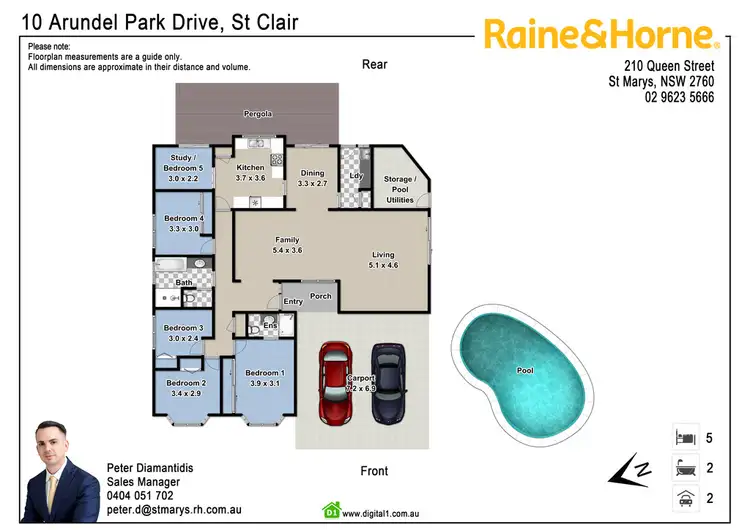 Floorplan of Homely house listing, 10 Arundel Park Drive, St Clair NSW 2759