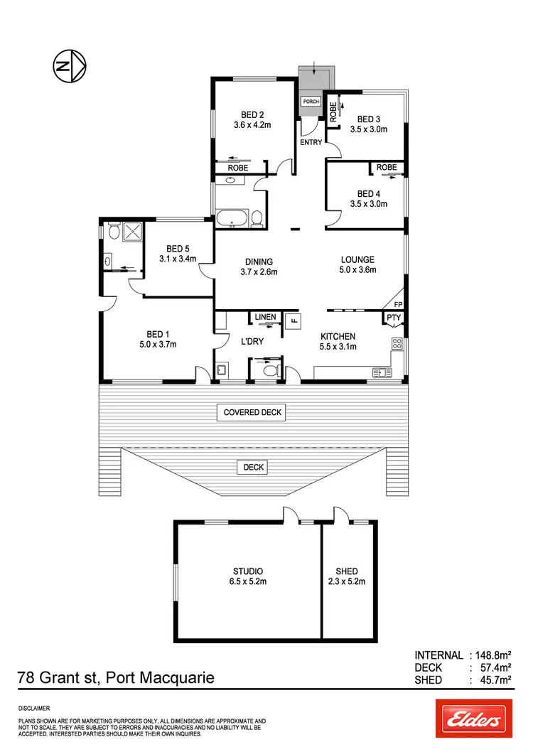 Floorplan of Homely house listing, 78 Grant Street, Port Macquarie NSW 2444