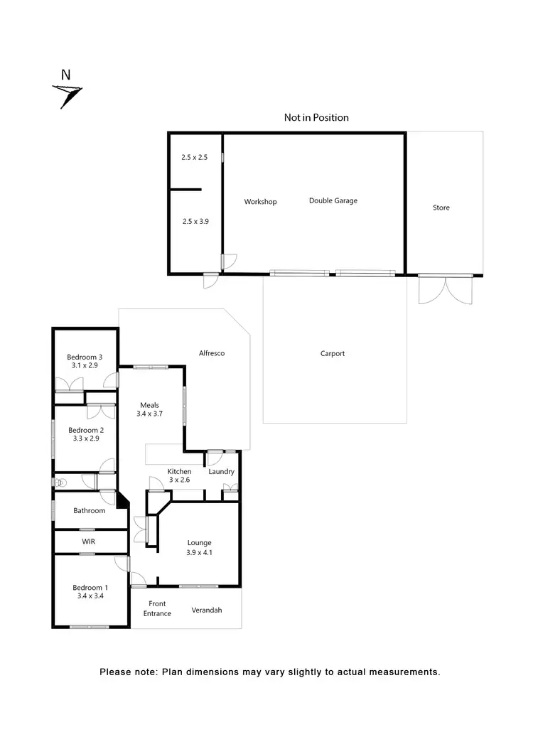 Floorplan of Homely house listing, 4 Mancev Court, Brown Hill VIC 3350
