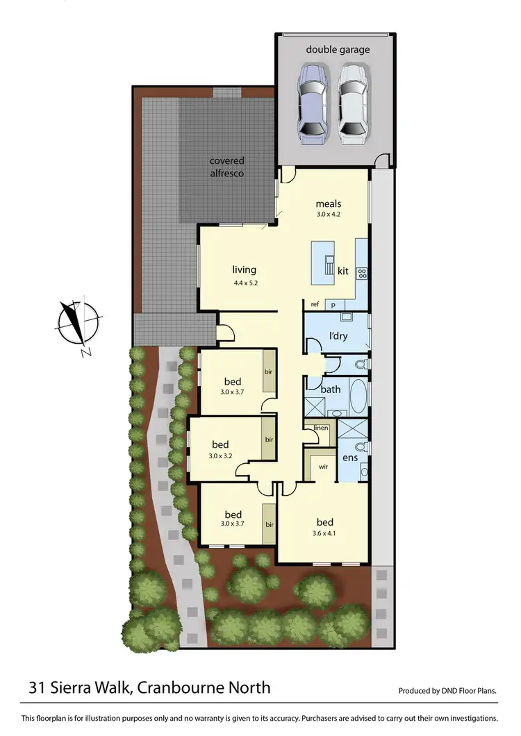 Floorplan of Homely house listing, 31 Sierra Walk, Cranbourne North VIC 3977