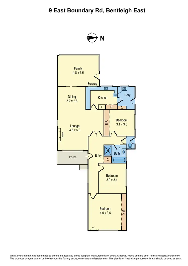 Floorplan of Homely house listing, 9 East Boundary Road, Bentleigh East VIC 3165