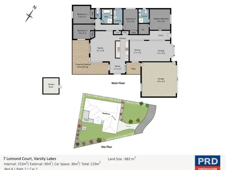 Floorplan of Homely house listing, 7 Lomond Court, Varsity Lakes QLD 4227
