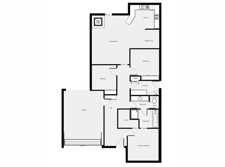 Floorplan of Homely house listing, 299 Walnut Avenue, Mildura VIC 3500