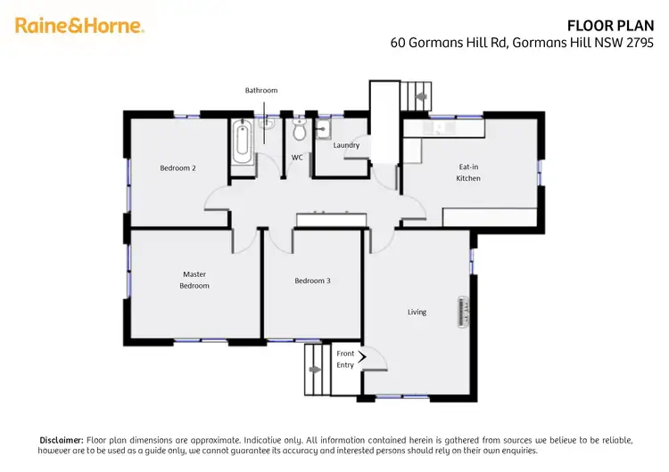 Floorplan of Homely house listing, 60 Gormans Hill Road, Gormans Hill NSW 2795