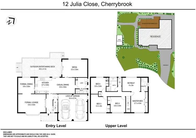 Floorplan of Homely house listing, 12 Julia Close, Cherrybrook NSW 2126