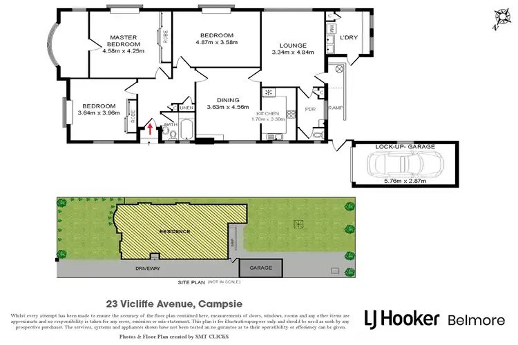 Floorplan of Homely house listing, 23 Vicliffe Avenue, Campsie NSW 2194
