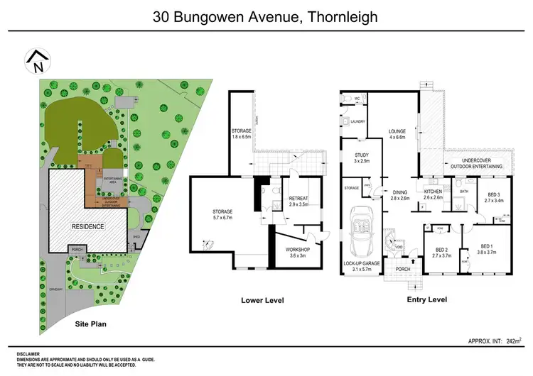 Floorplan of Homely house listing, 30 Bungowen Avenue, Thornleigh NSW 2120