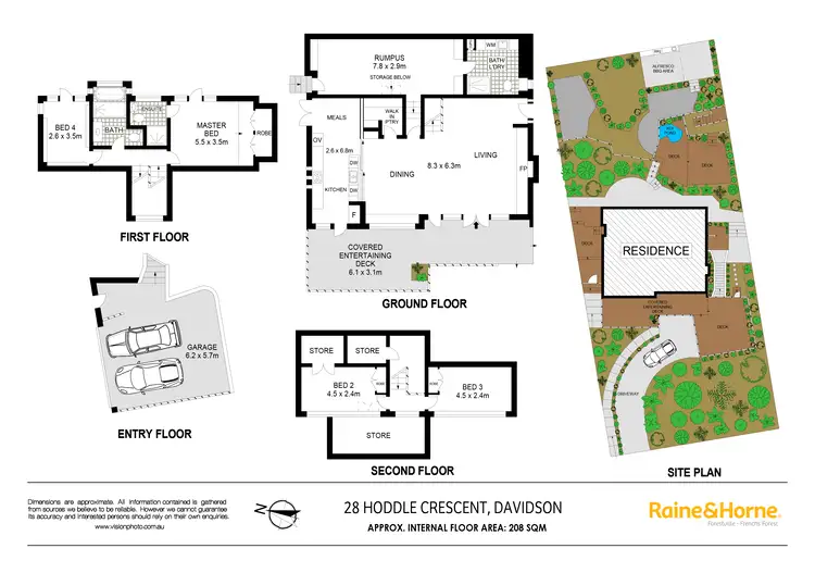 Floorplan of Homely house listing, 28 Hoddle Crescent, Davidson NSW 2085