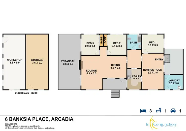 Floorplan of Homely rural property listing, 6 Banksia Place, Arcadia NSW 2159