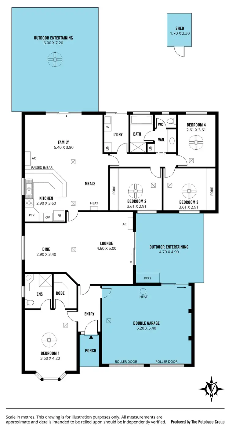 Floorplan of Homely house listing, 20 Epsilon Close, Woodcroft SA 5162