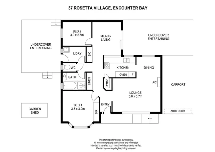 Floorplan of Homely house listing, 37 Rosetta Village, Maude St, Encounter Bay SA 5211