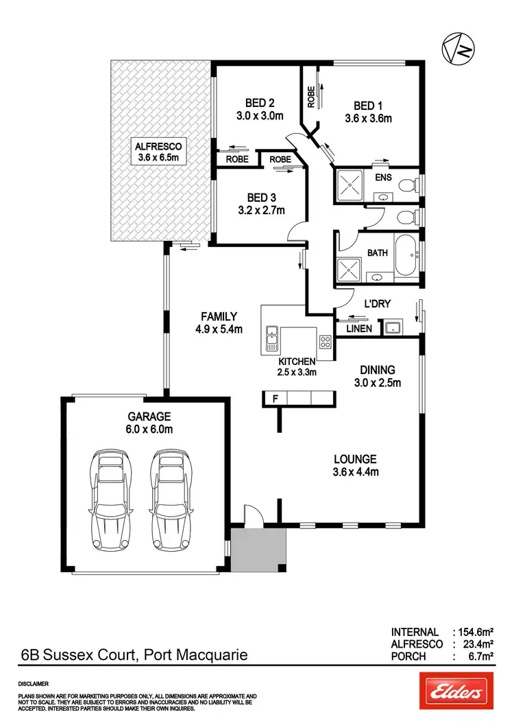 Floorplan of Homely house listing, 6B Sussex Court, Port Macquarie NSW 2444