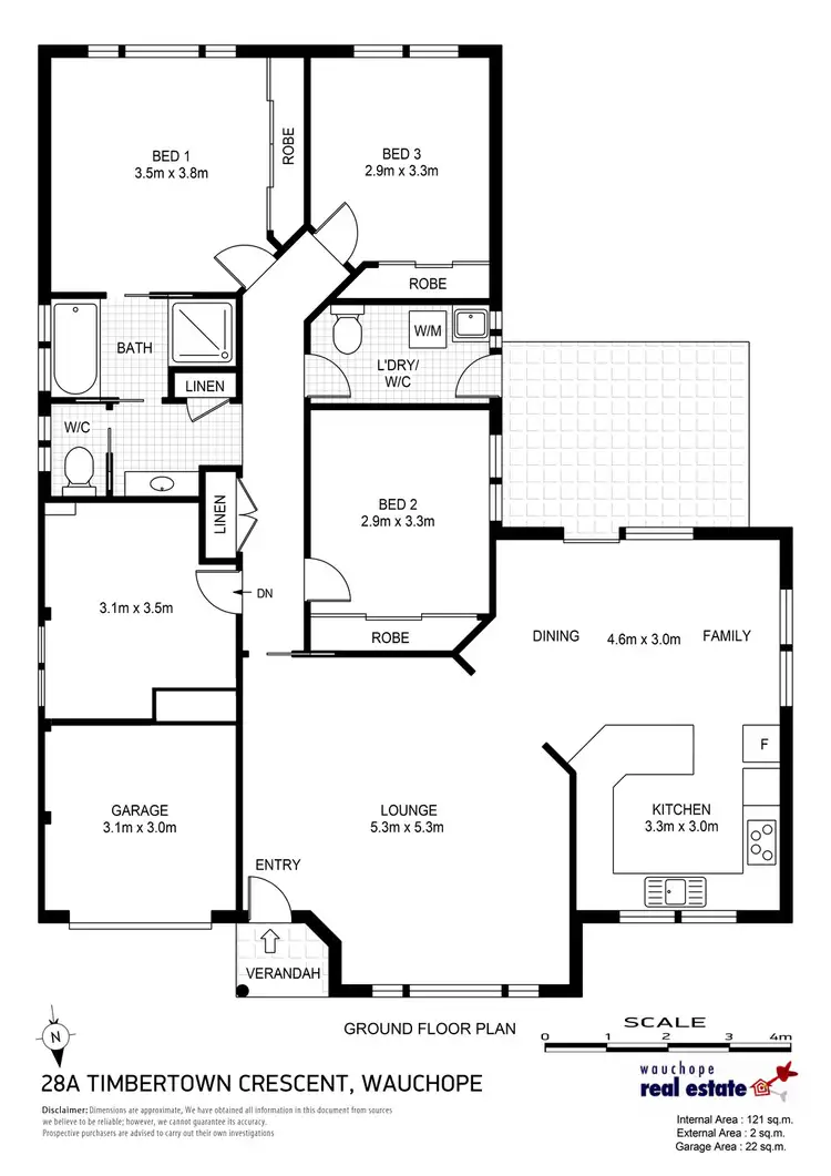 Floorplan of Homely house listing, 28a Timbertown Crescent, Wauchope NSW 2446