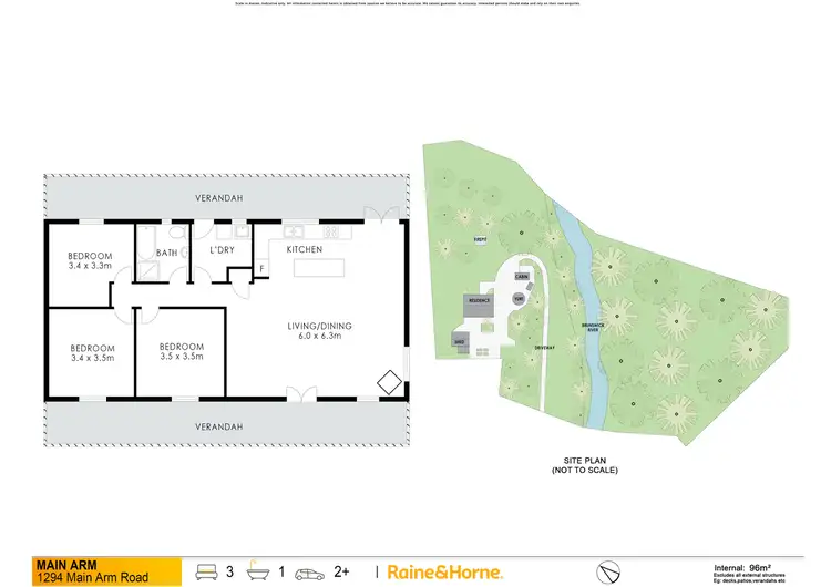 Floorplan of Homely rural property listing, 1294 Main Arm Road, Upper Main Arm NSW 2482