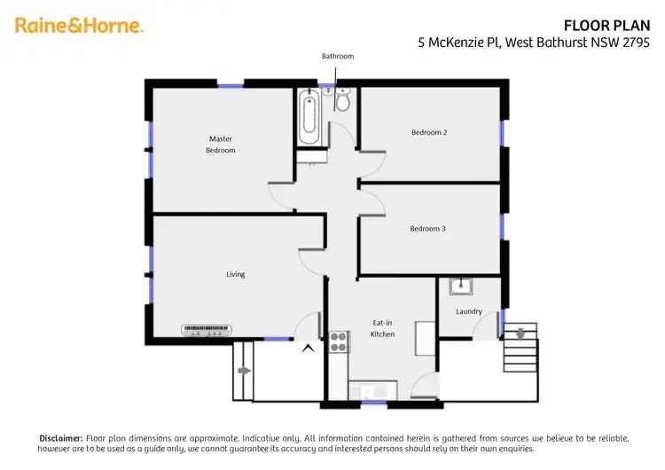 Floorplan of Homely house listing, 5 McKenzie Place, West Bathurst NSW 2795