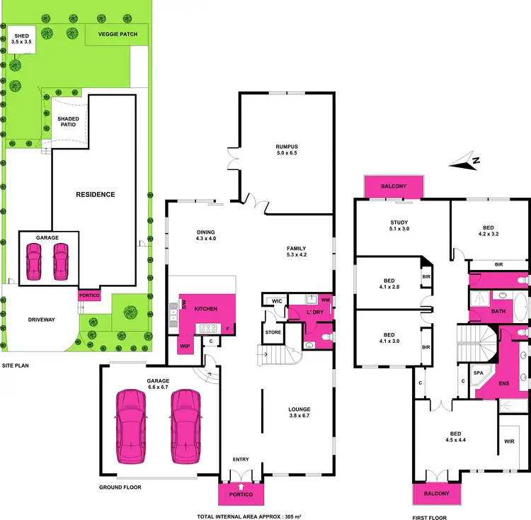 Floorplan of Homely house listing, 27 Pethajohn Parade, Grovedale VIC 3216