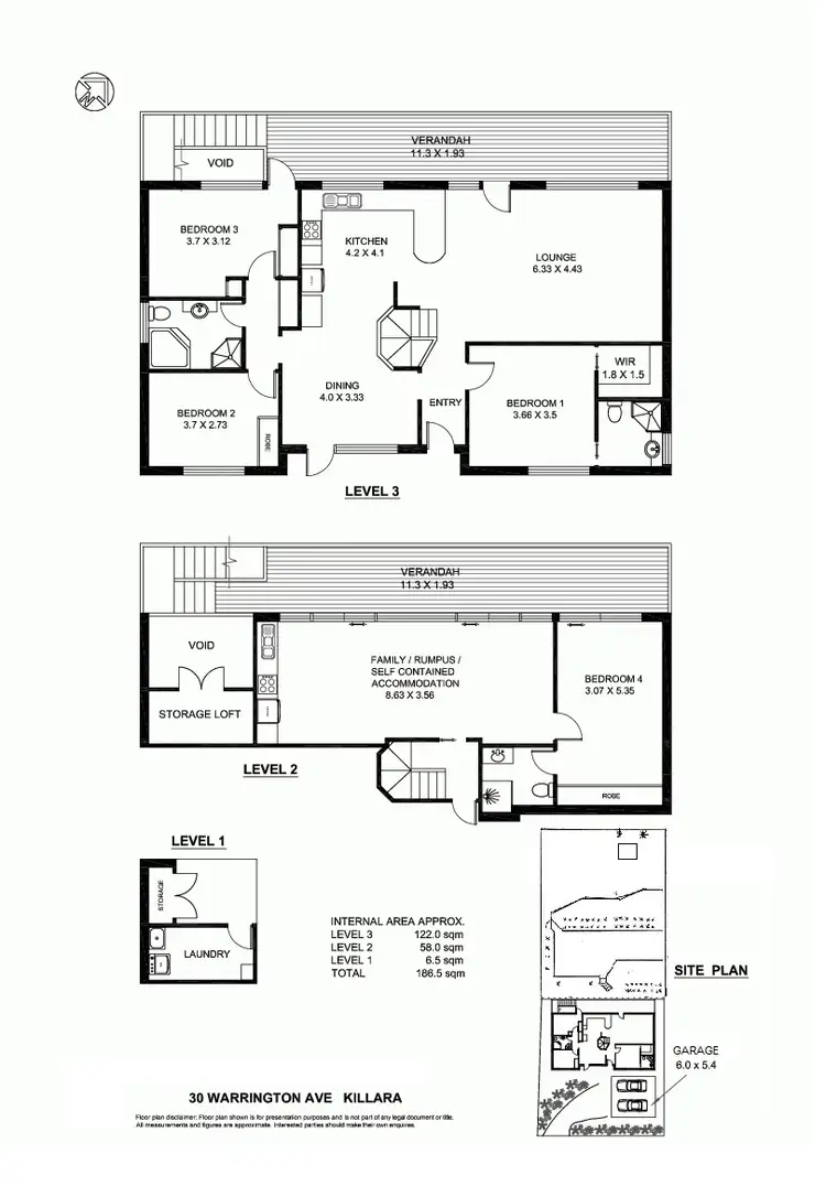 Floorplan of Homely house listing, 30 Warrington Avenue, East Killara NSW 2071