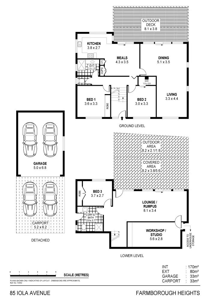 Floorplan of Homely house listing, 85 Iola Avenue, Farmborough Heights NSW 2526