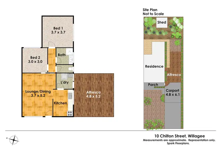 Floorplan of Homely house listing, 10 Chilton Street, Willagee WA 6156