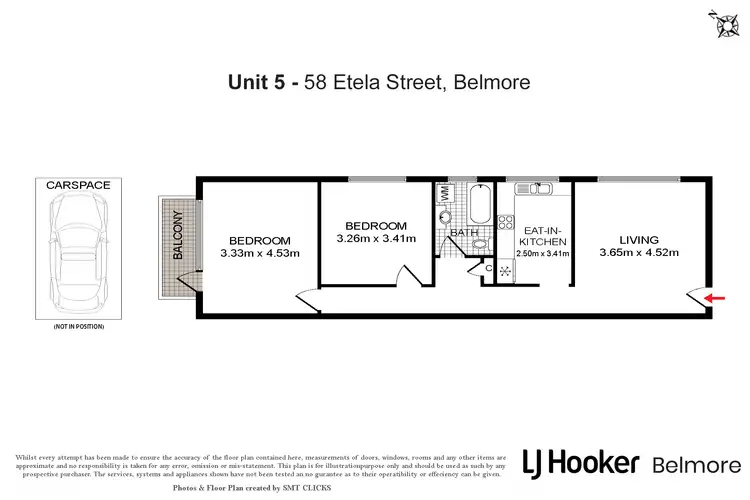Floorplan of Homely apartment listing, 1/58 Etela Street, Belmore NSW 2192