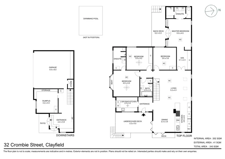 Floorplan of Homely house listing, 32 Crombie Street, Clayfield QLD 4011
