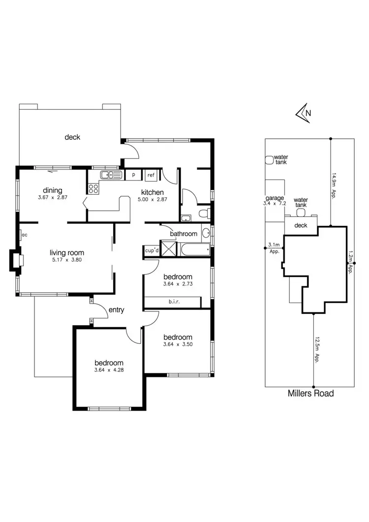 Floorplan of Homely house listing, 133 Millers Road, Altona North VIC 3025