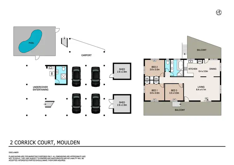 Floorplan of Homely house listing, 2 Corrick Court, Moulden NT 830