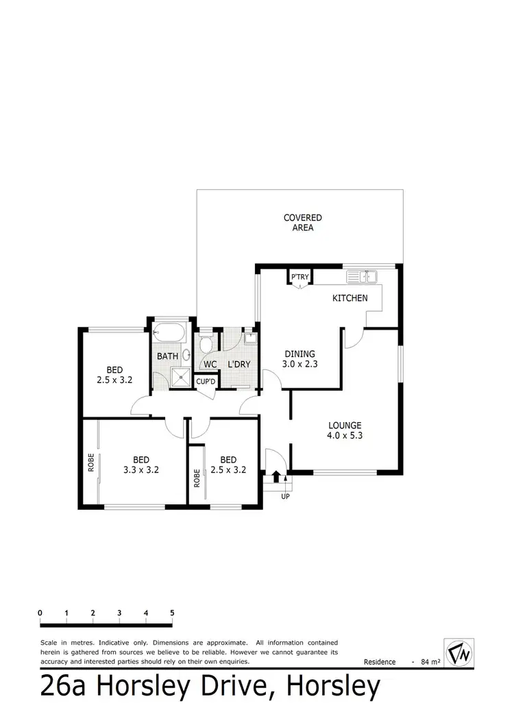 Floorplan of Homely villa listing, 1/26 Horsley Drive, Horsley NSW 2530