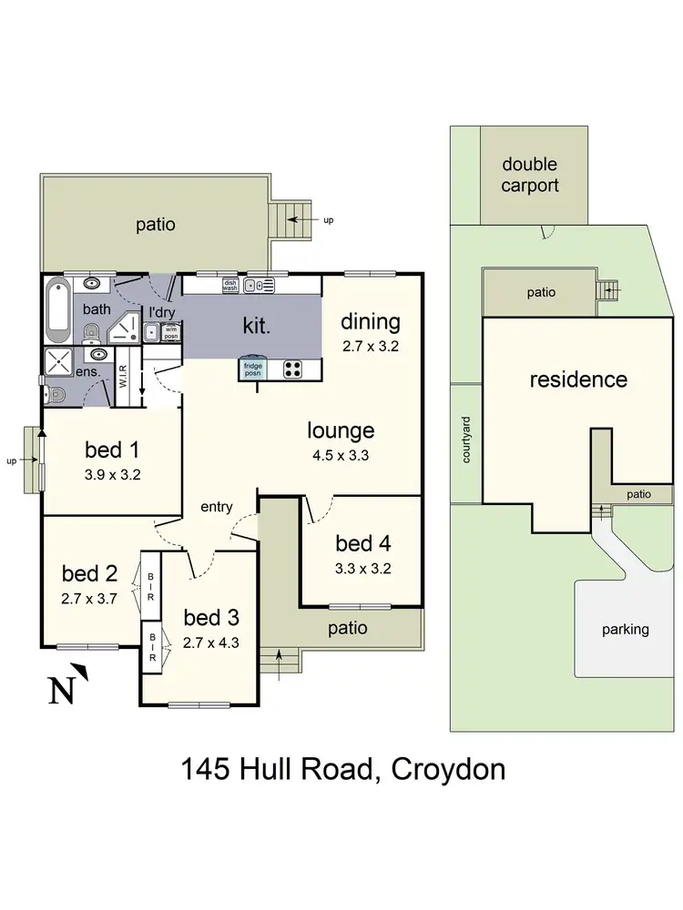 Floorplan of Homely house listing, 145 Hull Road, Croydon VIC 3136