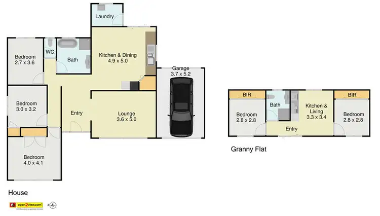 Floorplan of Homely house listing, 4 & 4A Kareela Avenue, Penrith NSW 2750