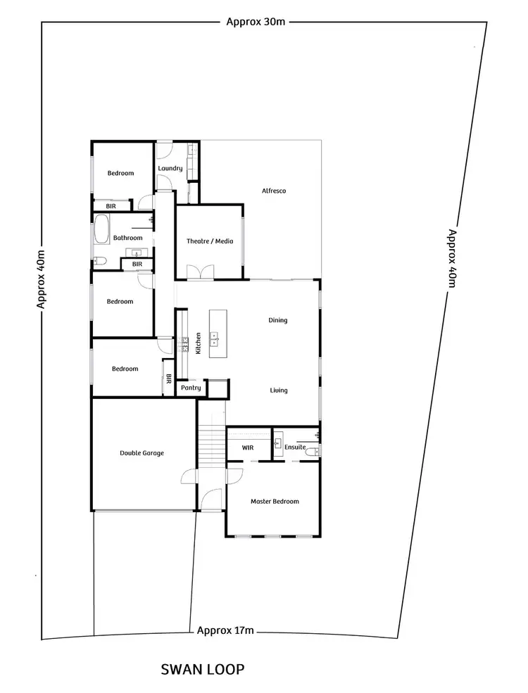 Floorplan of Homely house listing, 19 Swan Loop, Goulburn NSW 2580