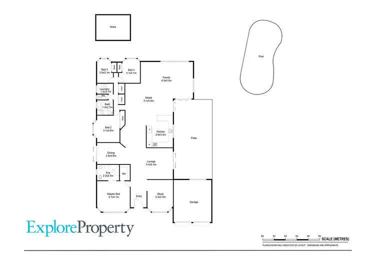 Floorplan of Homely rural property listing, 195 Facer Road, Burpengary QLD 4505