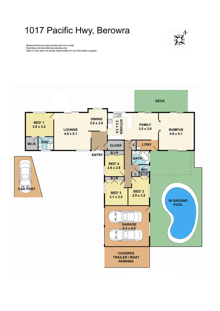 Floorplan of Homely house listing, 1017 Pacific Highway, Berowra NSW 2081