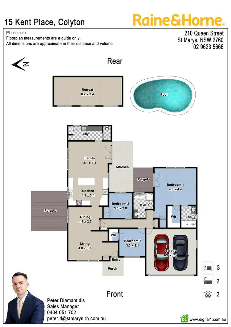 Floorplan of Homely house listing, 15 Kent Place, Colyton NSW 2760