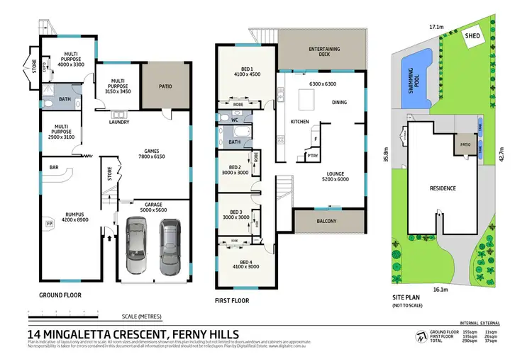 Floorplan of Homely house listing, 14 Mingaletta Crescent, Ferny Hills QLD 4055