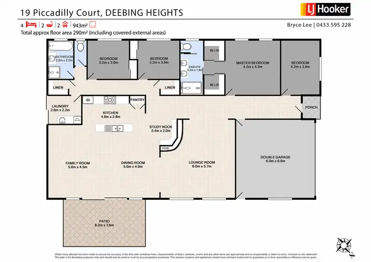Floorplan of Homely house listing, 19 Piccadilly Court, Deebing Heights QLD 4306