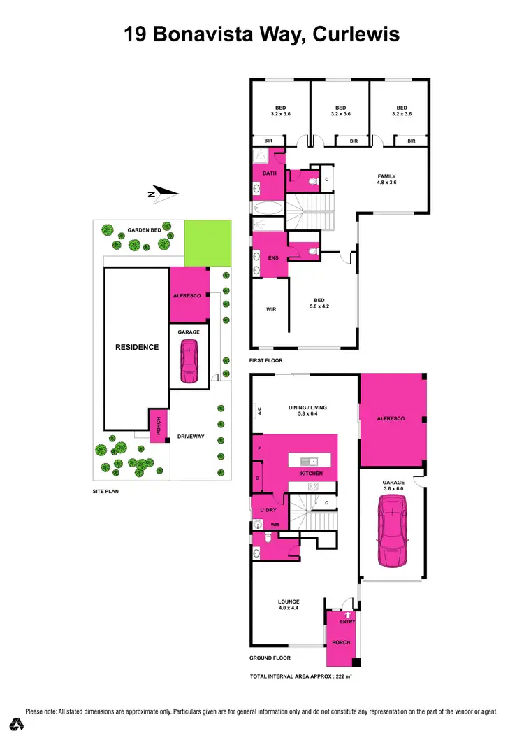 Floorplan of Homely house listing, 19 Bonavista Way, Curlewis VIC 3222