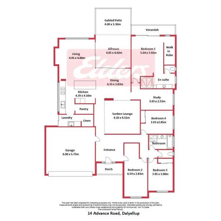 Floorplan of Homely house listing, 14 Advance Road, Dalyellup WA 6230