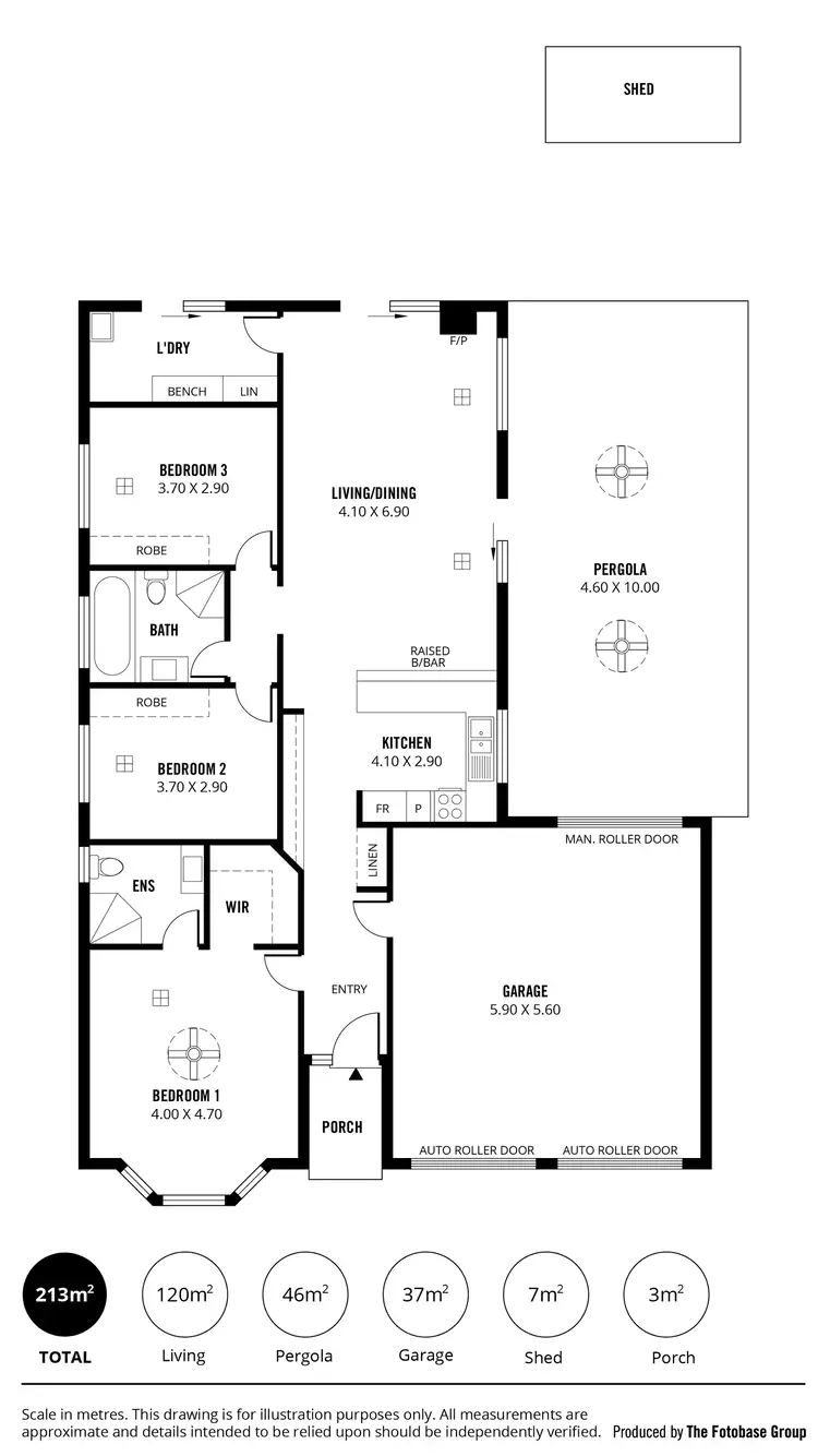 Floorplan of Homely house listing, 7B Lelos Street, Hectorville SA 5073