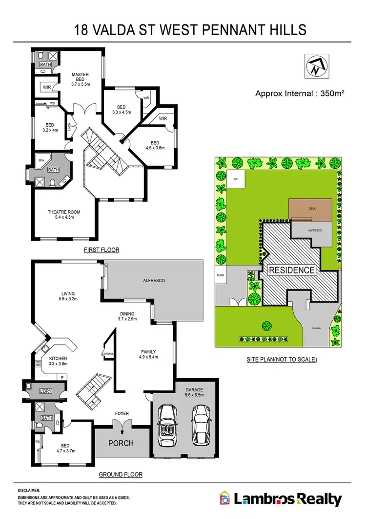 Floorplan of Homely house listing, 18 Valda St, West Pennant Hills NSW 2125