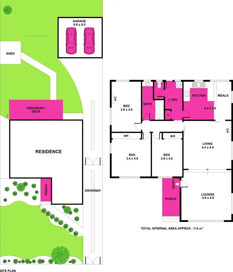 Floorplan of Homely house listing, 8 Fidge Crescent, Breakwater VIC 3219
