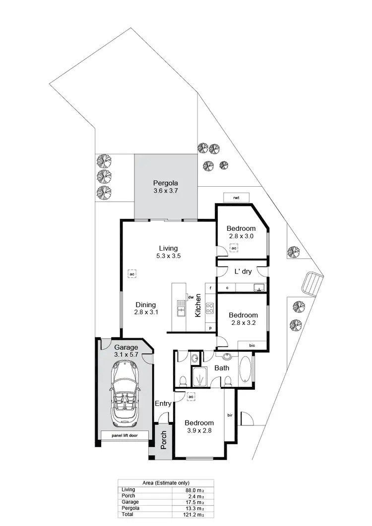 Floorplan of Homely house listing, 5C Kingston Avenue, Seacombe Gardens SA 5047