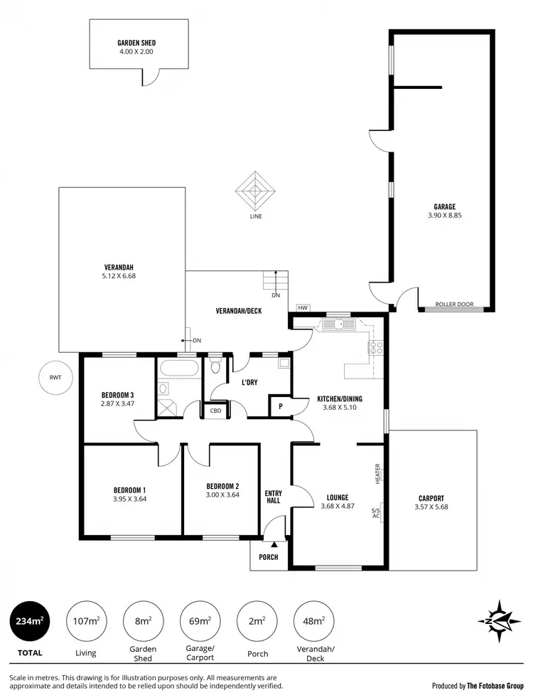 Floorplan of Homely house listing, 6 George Street, Morphett Vale SA 5162