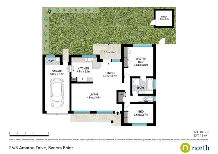 Floorplan of Homely villa listing, 26/3-19 Amaroo Drive, Banora Point NSW 2486